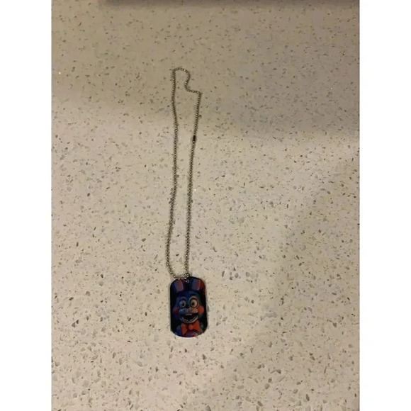 Five Nights at Freddy's Officially Licensed Dog Tags Necklace   Sb - Picture 1 of 3
